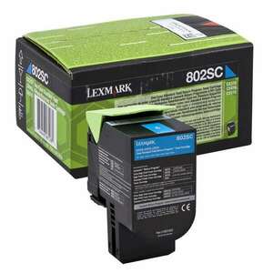 Lexmark 802SC festékkazetta ciánkék (80C2SC0) (80C2SC0) kép