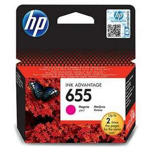 HP CZ111E Tintapatron Deskjet Ink Advantage 3520 sor nyomtatókhoz, HP 655, magenta, 600 oldal kép