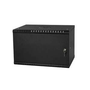 Stalflex 6U fali rack szekrény 19" 450mm fekete (RC19-6U-450MB) (RC19-6U-450MB) kép