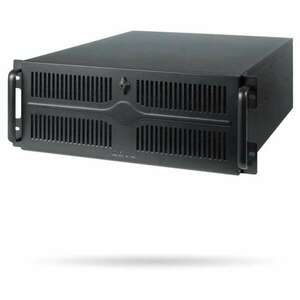 Chieftec UNC-411E-B 19" 4U Rack Számítógépház - Fekete +400W PSU (UNC-411E-B) kép