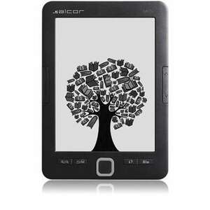 Alcor Myth 6" E-Ink E-Book olvasó Fekete (ACOR MYTH) kép