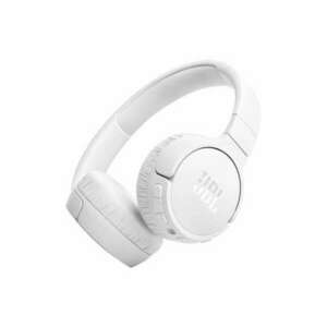 JBL T670 NC WHT Bluetooth zajszűrős fehér fejhallgató kép