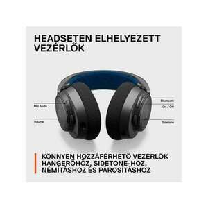 Steelseries Arctis Nova 7P vezeték nélküli kék-fekete gamer headset kép