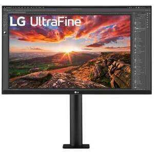 LG IPS monitor 27" 27UN880P-B 3840x2160, 16: 9, 350cd/m2, 5ms, 2xHDMI/DisplayPort/USB-C/2xUSB, Pivot, hangszóró kép