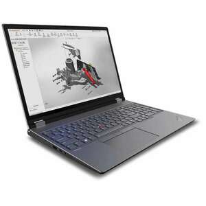 Lenovo Thinkpad P16 Gen 2 Notebook Szürke (16" / Intel Core i9-13980HX / 32GB / 1TB SSD / RTX 2000 Ada 8GB / Win 11 Pro) kép