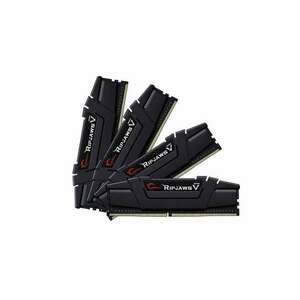 32GB 3600MHz DDR4 RAM G.Skill Ripjaws V CL14 (4x8GB) (F4-3600C14Q-32GVKA) kép