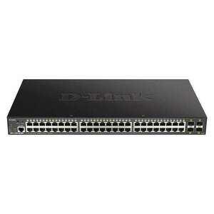 D-Link DGS-1250-52XMP 10/100/1000Mbps 52 portos PoE switch kép