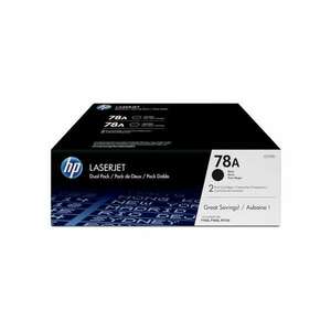 HP CE278AD No.78A Black Dupla lézertoner eredeti 2x2, 1K kép