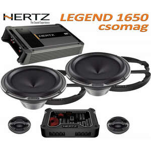 Hertz Legend 1650 csomag ML Power 4, 4/3/2 csatornás erősítő és Mille Legend MLK 1650.3 hangszórókészlet kép