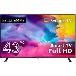 Kruger&Matz Smart TV 43" Full HD Google LED TV DVB-T2/T/C H.265 HEVC kép