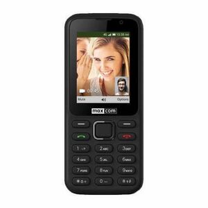 Maxcom MK241 mobiltelefon, kártyafüggetlen, bluetooth-os, fm rádiós fekete KaiOS operációs rendszerrel (magyar nyelvű menüvel) kép