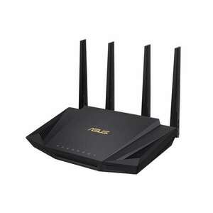 ASUS AX3000 hordozható router (HOTSPOT, 1000 Mbps, 4 antenna, Dualband, 256MB, USB aljzat) FEKETE kép