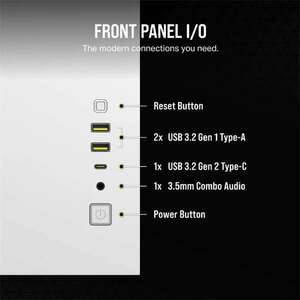 Corsair 2500X Midi Tower Fehér kép