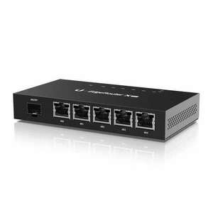 Ubiquiti 5 portos gigabites router 1 passzív SFP PoE port - ER-X-SFP kép