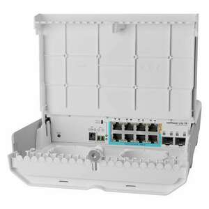 Smart Switch kültéri, 8 x Gigabit (7 PoE bemenet), 2 x SFP+ 10 Gbps - Mikrotik kép