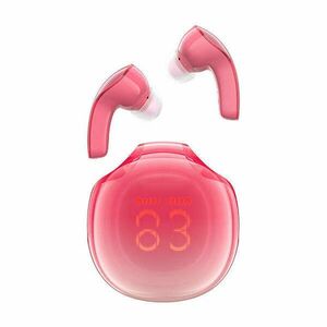 Earphones TWS Acefast T9, Bluetooth 5.3, IPX4 (pomelo red) kép