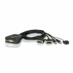 ATEN CS22D-A7 2PC USB DVI KVM Switch kép