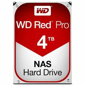 Western Digital 3, 5" 4000GB belső SATAIII 7200RPM 256MB RED PRO WD4003FFBX winchester 5 év kép