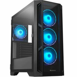 CHIEFTEC Ház Gaming APEX GA-01B-TG-OP, ATX, RGB Vezérlővel, 4xRGB Ventillátor, Edzett Üveg, fekete kép