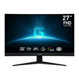 MSI Monitor GAMING G27C4 E3 Ívelt Rapid VA 27" FHD 1920x1080, 3000: 1 CR, 250cd/m2, 1500R, 1ms, 180Hz, DP, 2x HDMI kép