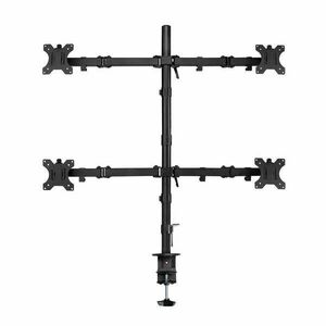 ACT AC8304 Monitor desk mount 4 screens up to 32" VESA Black kép