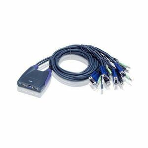 ATEN CS64US 4port USB VGA Audio KVM switch kép