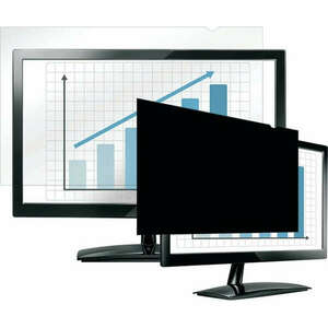 Monitorszűrő, betekintésvédelemmel, 376x302mm, 19, 5: 4 Fellowes® PrivaScreen, fekete kép