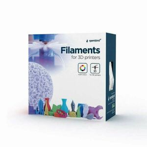 Gembird 3DP-ABS1.75-01-FR Filament ABS Fluorescent Red 1.75mm 1kg kép