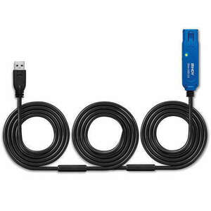 LINDY 20m USB 3.0 Active Extension Pro Black kép