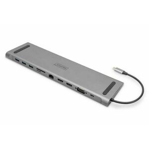 Digitus 11-Port USB-C Docking Station Grey kép