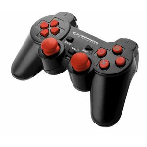 ESPERANZA GAMEPAD PS3/PC USB TROOPER FEKETE/PIROS kép