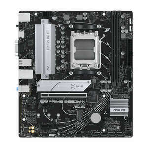 Asus Alaplap - AMD PRIME B650M-K AM5 (B650, ATX, 2xDDR5 7800+MHz, 4xSATA3, 2x M.2, HDMI+VGA) kép