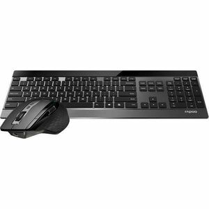 Rapoo 9900M Multi-mode Wireless Keyboard & Mouse Black kép