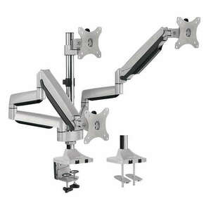 Logilink BP0052 Triple Alumium Monitor Desk Mount Tilt Silver kép