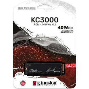 Kingston 4TB M.2 2280 NVMe M.2 KC3000 kép