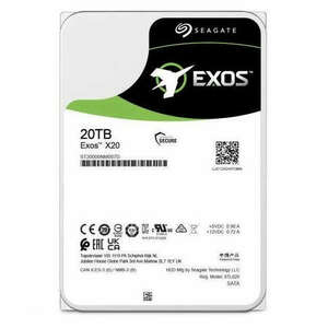 SEAGATE 3.5" HDD SATA-III 20TB 7200rpm 256MB Cache Exos X20 kép