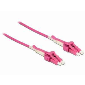 DeLock Cable Optical Fibre LC > LC Multimode OM4 Uniboot 3m kép