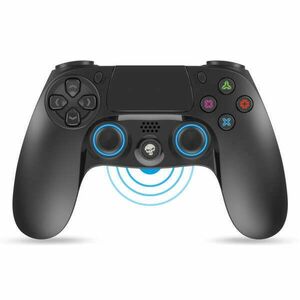 Spirit of Gamer Gamepad Vezeték Nélküli - XGP Bluetooth PS4 (USB, Vibration, PS4/PS3 kompatibilis, fekete-kék) kép