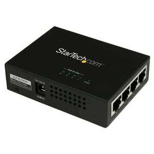 Startech.com 4 portos Gigabit PoE+ injektor (POEINJ4G) kép