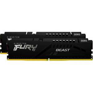 Kingston 64GB / 6400 HyperX Fury Black DDR5 RAM (2x32GB) kép