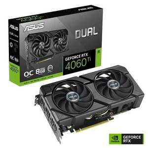 ASUS GeForce RTX 4060 Ti 8GB Dual EVO OC Edition videokártya (DUAL-RTX4060TI-O8G-EVO) (DUAL-RTX4060TI-O8G-EVO) kép