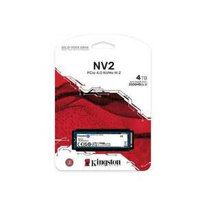 Kingston SSD 4TB - SNV2S/4000G (M.2 NVMe NV2, R/W: 3500/2800MB/s) kép