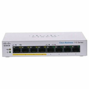 Cisco CBS110-8PP-D PoE Gigabit Switch (CBS110-8PP-D-EU) kép