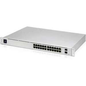 UBIQUITI USW-Pro-24 managed switch 24x 10/100/1000 2x SFP+ 1.3inch display (USW-PRO-24) kép