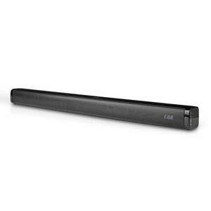 Soundbar, Sztereó, DSP Programok, 40 W, 1x 3.5 mm, 1x Coax Audió, 1x Optikai , 1xUSB, 1x HDMI, Bluetooth, Falra Rögzíthető, Fekete kép