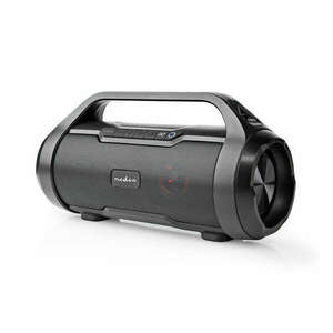 Bluetooth Party Boombox, 6 óra, 2.0, 120 W, Media lejátszás: AUX / Micro SD / USB, IPX5, Összekapcsolható, Hordozó fogantyú, Party fények, Fekete kép