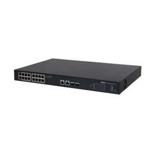 Dahua PoE switch, PFS3220-16GT-240 (16x 1Gbps at/af PoE + 2x 1Gbps + 2x SFP, 240W) kép