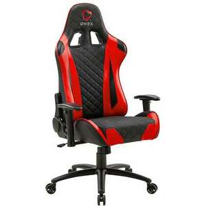 Onex Nylon GX330 Gamer szék - Fekete/Piros kép