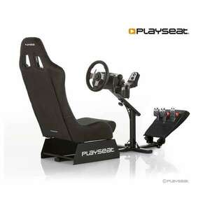 Playseat® Szimulátor cockpit, Evolution Alcantara (Tartó konzolok: kormány, pedál, összecsukható, fekete) kép