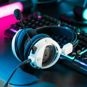 Audio-Technica ATH-GDL3WH nyitott Hifi fehér gamer headset kép